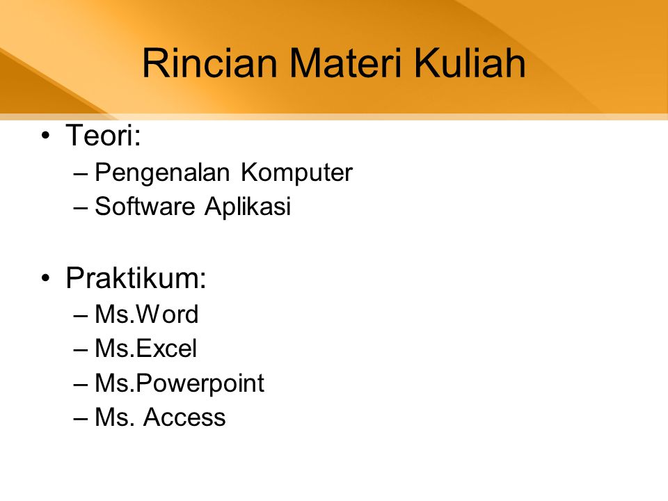 Aplikasi Komputer